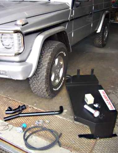 MERCEDES G Zusatztank Tank Aufstelldach Hubdach Innenausbau